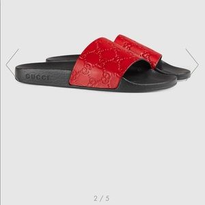 Gucci signature slide sandal